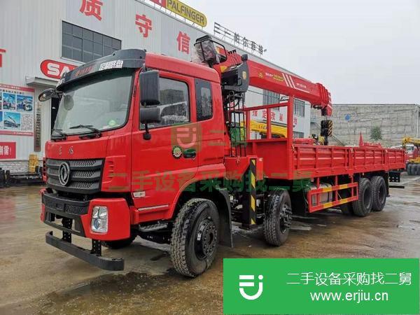 湖北出售二手東風前四后八隨車吊