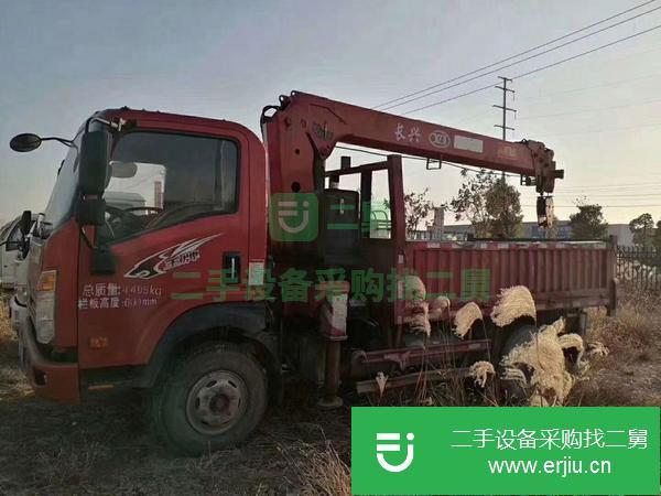 湖北出售二手藍牌隨車吊