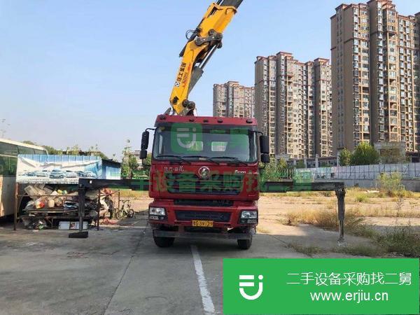 青海出售二手25噸徐工折臂吊車