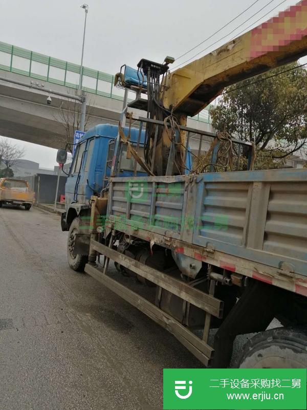 貴州出售二手東風10噸隨車吊