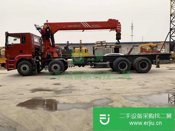 陜西出售二手陜汽德龍隨車吊