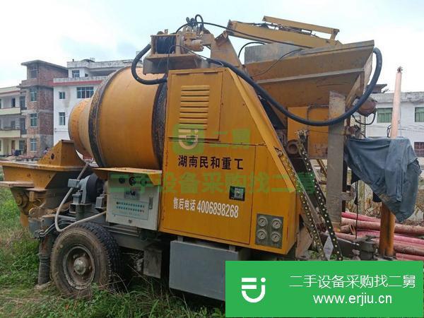 湖南出售二手柴油滾筒攪拌拖泵