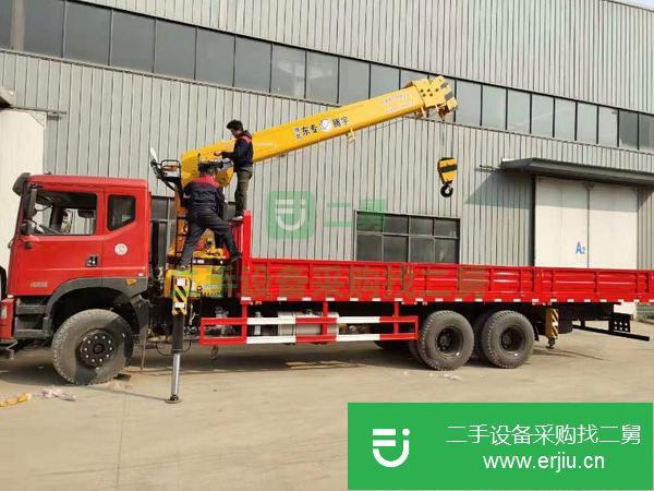 安徽出售二手東風T5后八輪隨車吊國五
