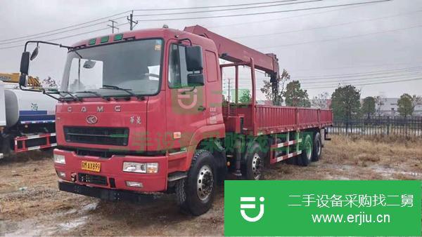 湖北出售二手華菱前四后八隨車吊