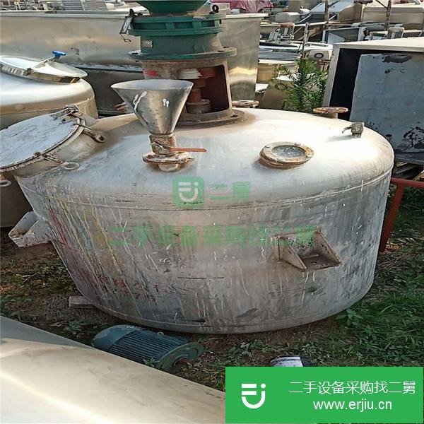 內蒙古出售二手不銹鋼攪拌罐