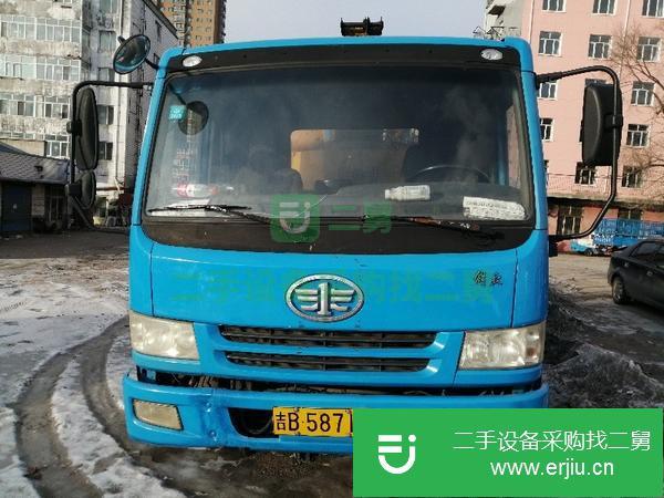 黑龍江出售二手牡丹江八噸隨車吊