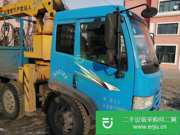 黑龍江出售二手牡丹江八噸隨車吊