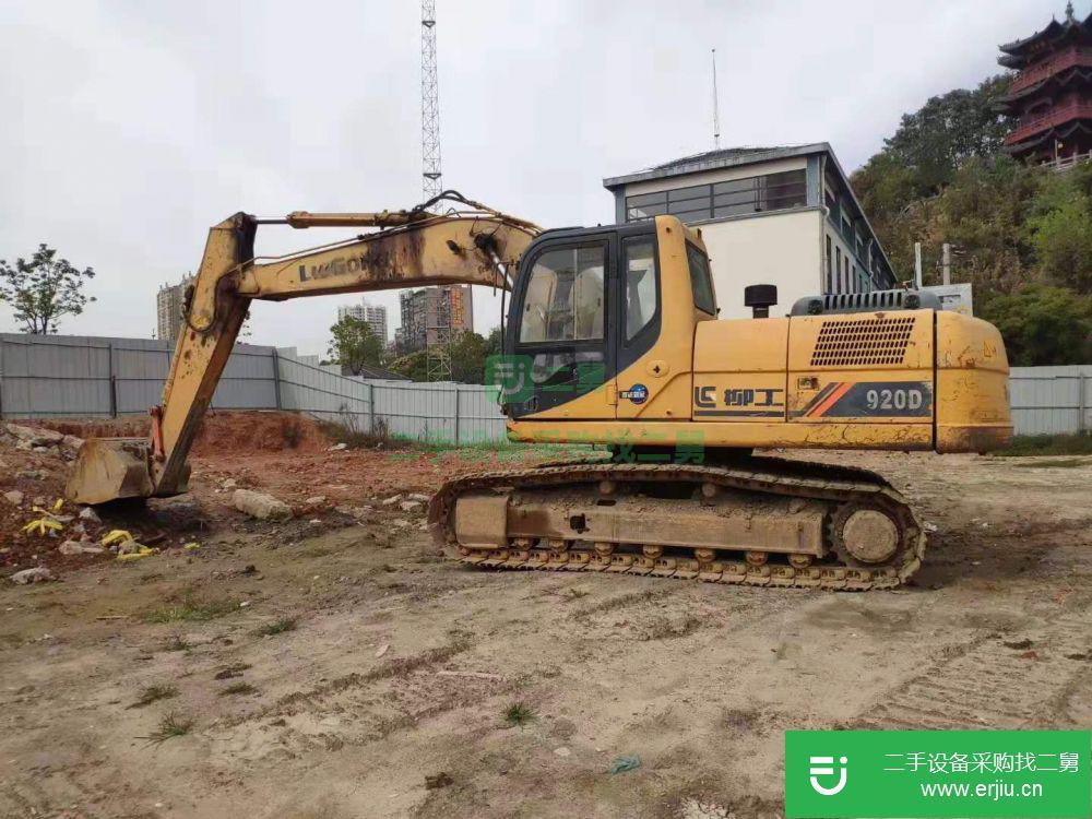 湖北出售二手柳工CLG920D挖掘機(jī)
