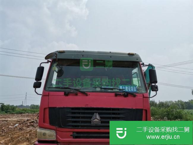 山東出售二手中國重汽后八輪自卸車