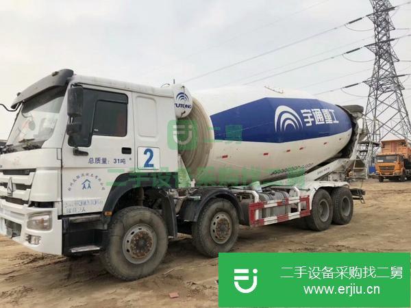 安徽出售二手國四豪沃混泥土攪拌車