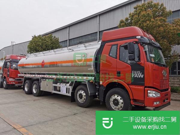 湖北出售二手解放前四后八油罐車
