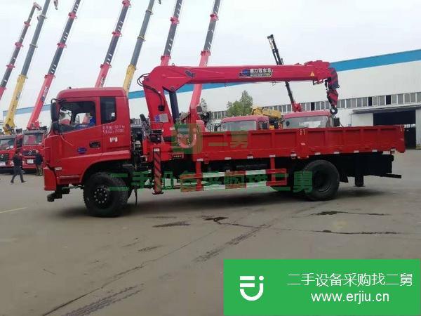 河北出售二手東風單橋8噸隨車吊
