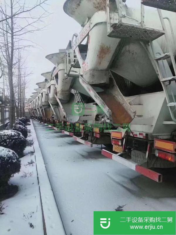 江西出售二手解放j6前四后八18方攪拌車