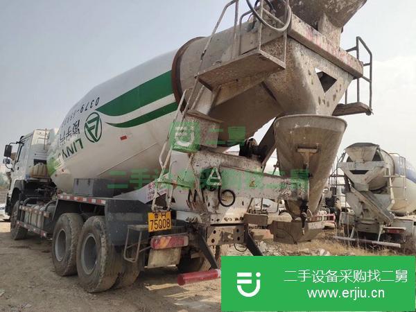 河南出售二手豪沃國五大14方攪拌車