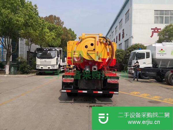湖北出售二手東風福瑞卡清洗吸污車