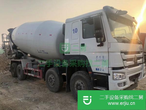河南出售二手豪沃國五大20方攪拌車