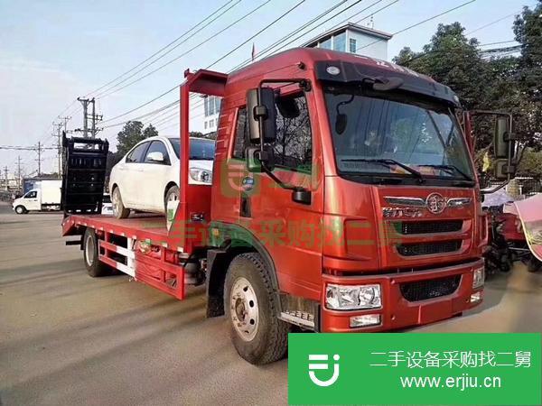 安徽出售二手解放龍v平板運輸車