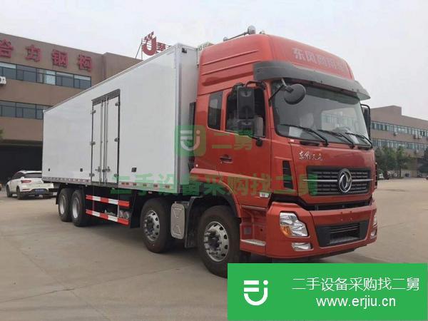 湖北出售前四后八東風天龍冷藏車，可分期