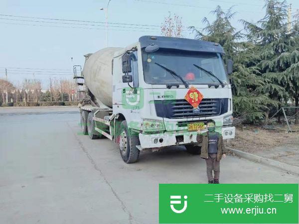河北出售二手豪沃12方攪拌罐車
