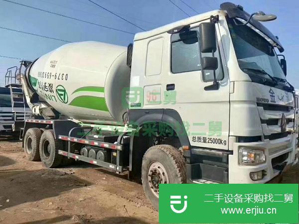 江西出售二手豪沃大14方攪拌車
