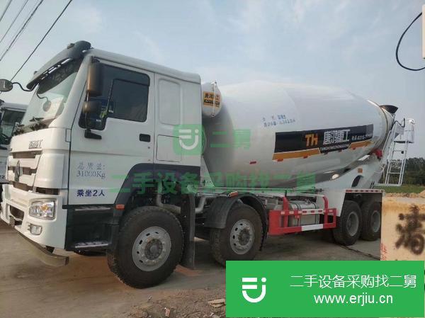 甘肅出售二手國五排放前四后八20方混凝土攪拌車