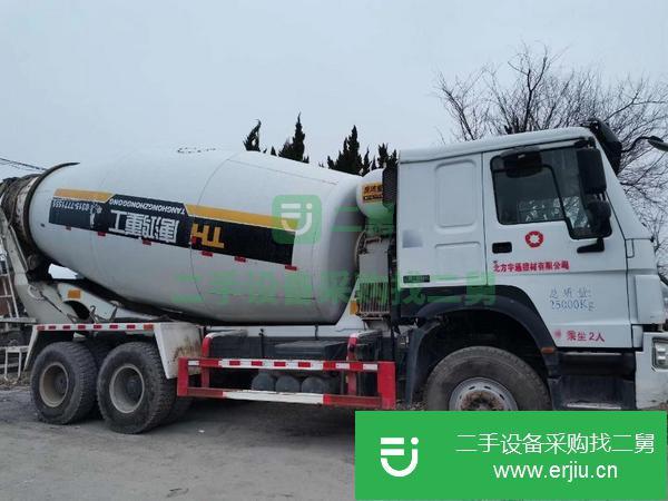 河南出售二手德龍攪拌車，大14方