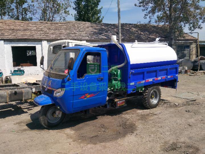 山西出售二手的農用三輪工程類加重型吸糞車