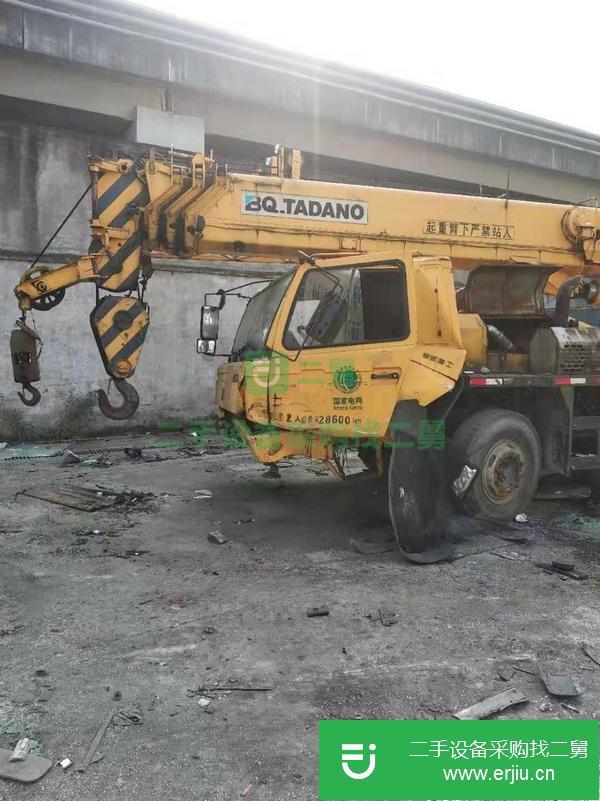 山東出售二手徐工十二噸四節臂汽車吊