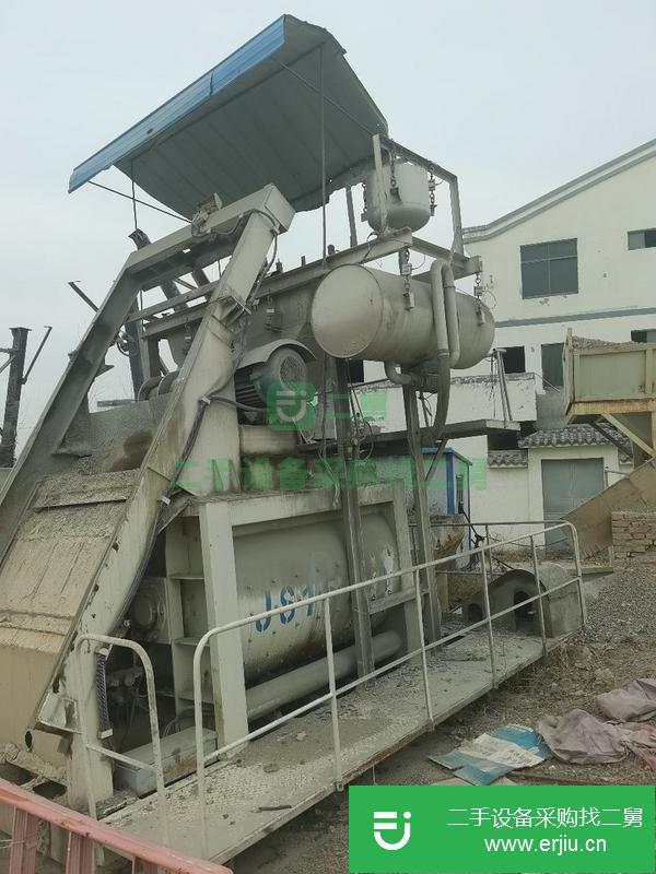 山東出售二手75型混凝土攪拌站