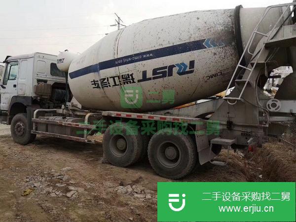 河南出售二手豪沃國五大14方攪拌車