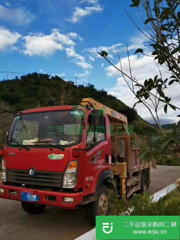湖北出售二手藍牌隨車吊