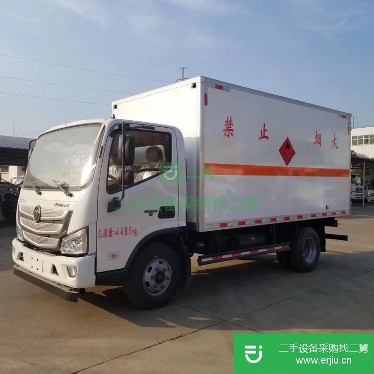 湖北出售二手福田歐馬可3類危險(xiǎn)品廂式運(yùn)輸車