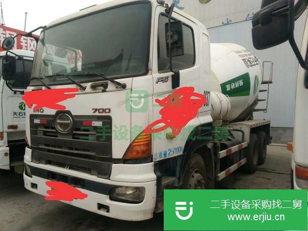 河北出售二手日野攪拌車，車況精品