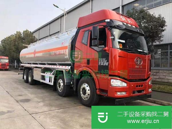 福建出售二手解放前四后八油罐車