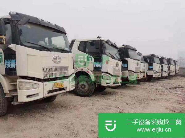 河北出售解放攪拌車 大14方