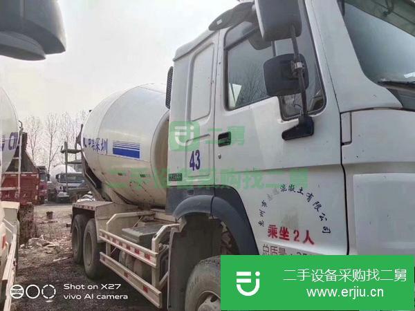 河北出售二手豪沃混泥土攪拌車