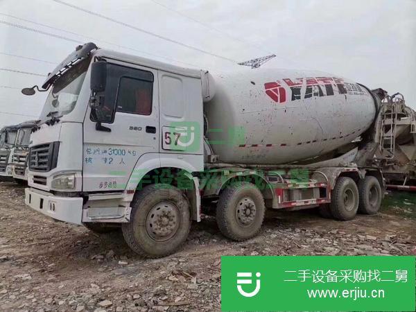北京出售二手豪沃混泥土攪拌車