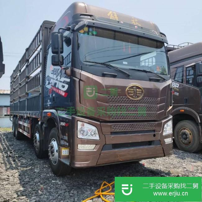 山東出售二手一汽解放前四后八高欄貨車