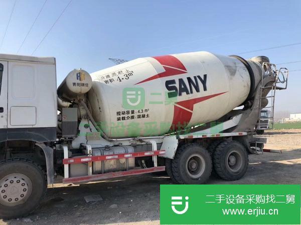 河南出售二手豪沃國五14方攪拌車
