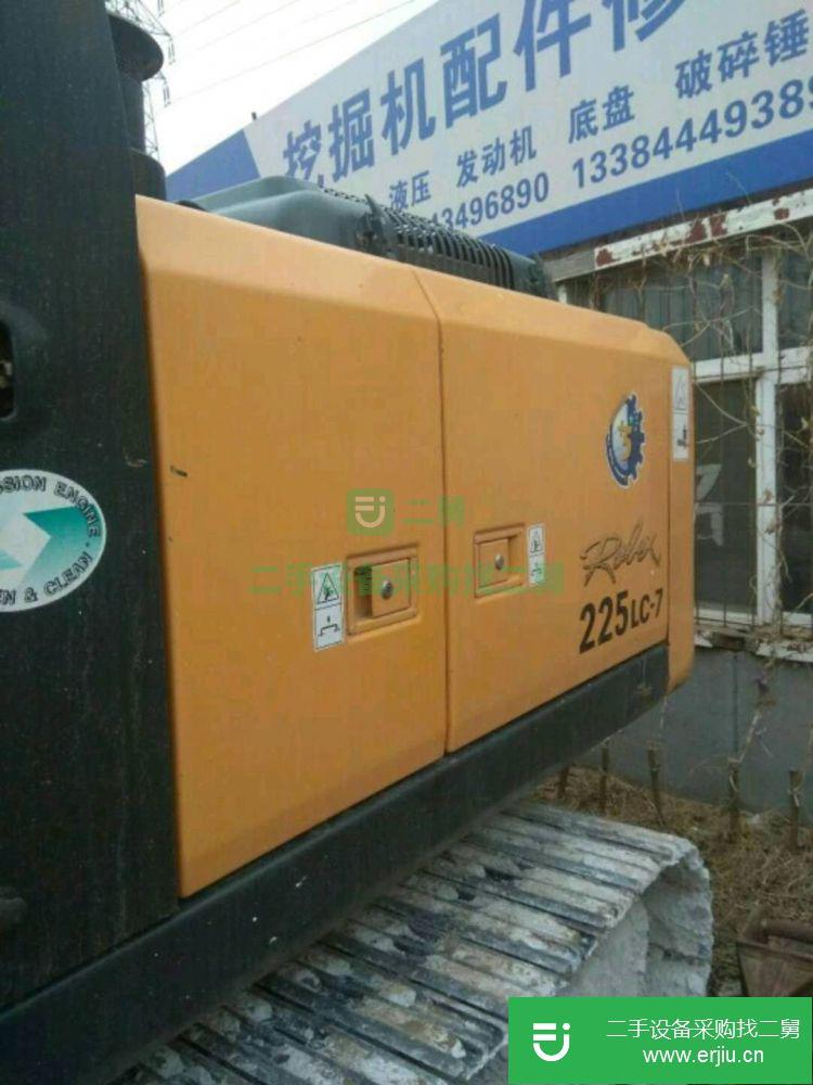 吉林出售二手現代R225LC-7挖掘機
