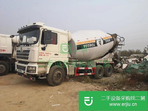 山東出售二手德龍混凝土攪拌罐車