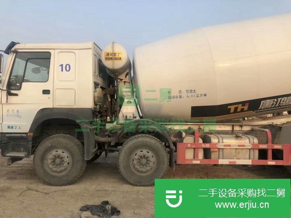 河南出售二手豪沃國五大20方攪拌車