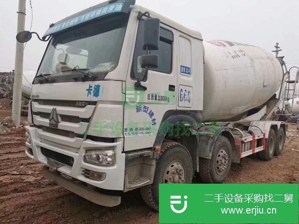 河北出售二手豪沃混泥土攪拌車