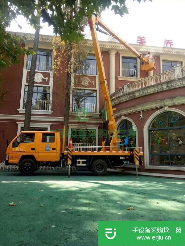 湖北出售16米折疊臂高空作業工程車