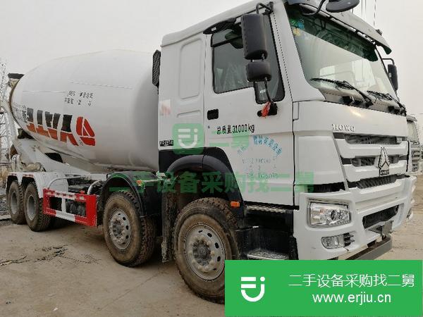 四川出售二手豪沃國四混凝土攪拌車