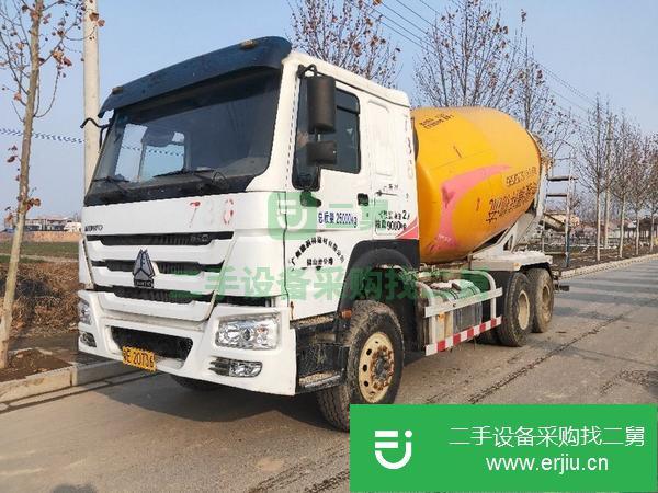 河南出售二手豪沃12方攪拌車