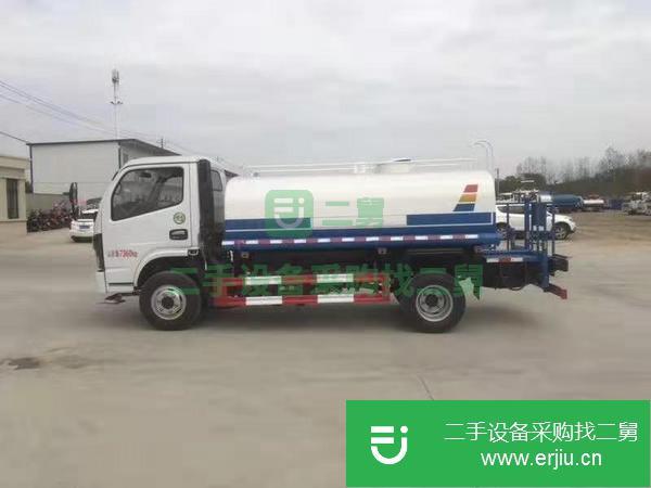 湖北出售二手國六東風福瑞卡5噸工地灑水車
