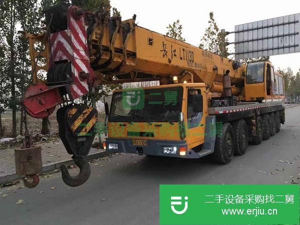 河南出售二手長江130噸五節臂汽車吊