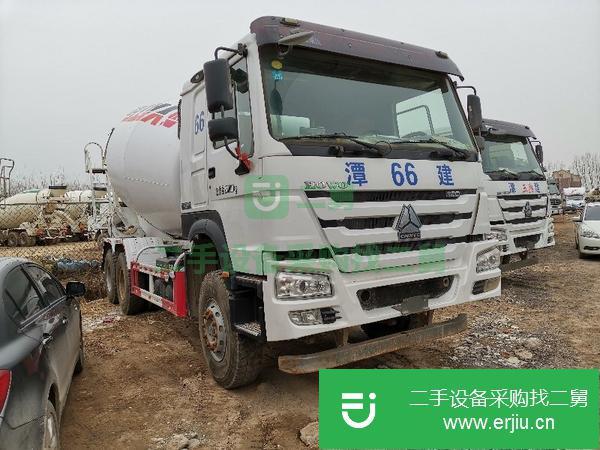 云南出售二手豪沃大14方混凝土攪拌車