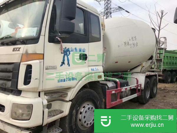 甘肅出售二手大14方歐曼攪拌車